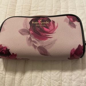 Three-piece bundle Kate Spade Emerson Place Roses Passport Holder, Wallet, Bag